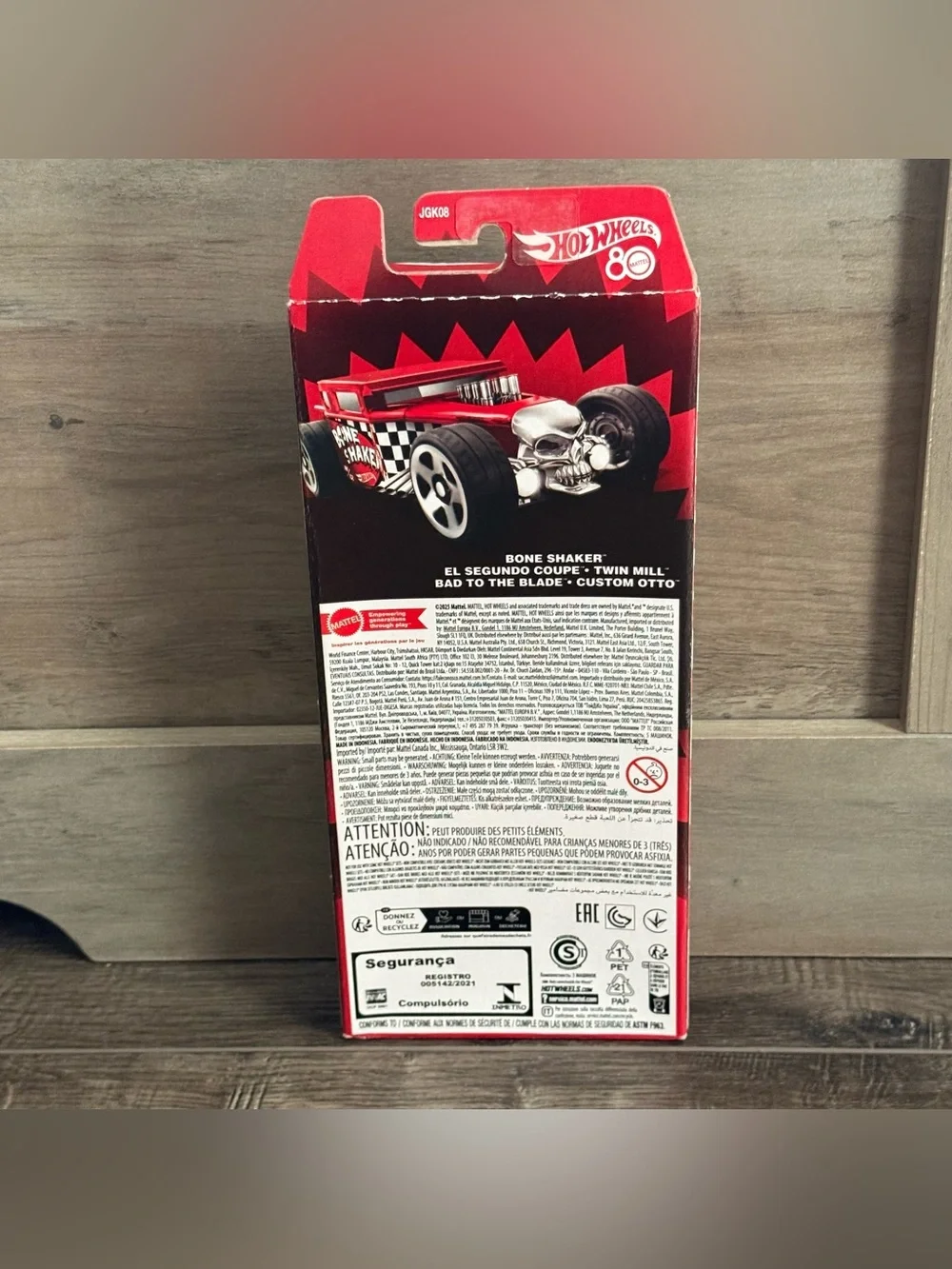 Hot Wheels Mattel 80th Anniversary Red Edition 5-Pack Die-Cast Cars Exclusive